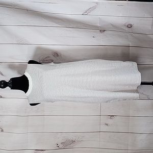 Black & White striped tank dress, size medium